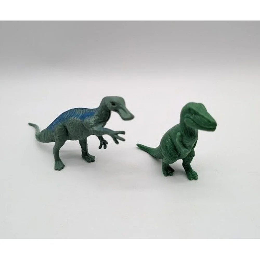 Vintage‎ Jurassic Park The Lost World Microverse T-Rex Trachodon Dinosaur 2 Set